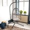 Flash Furniture Natural Hanging Egg Chair with Cushions and Stand SDA-AD608001-GY-GG - alternate 10